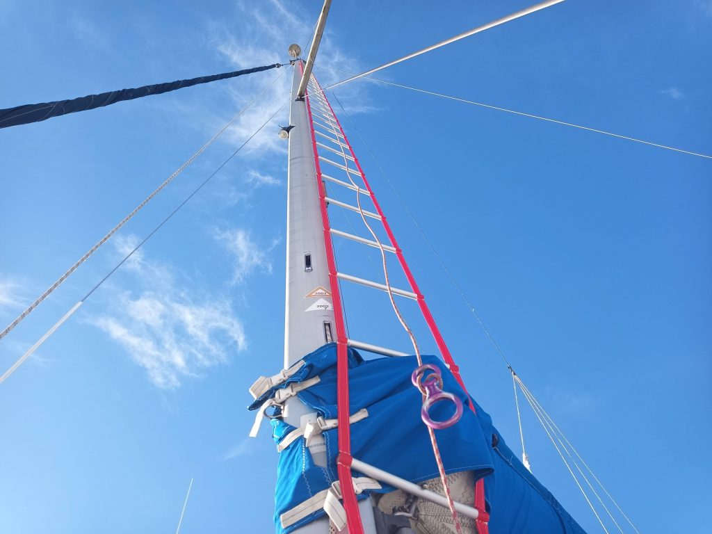 sailboat mast ladder